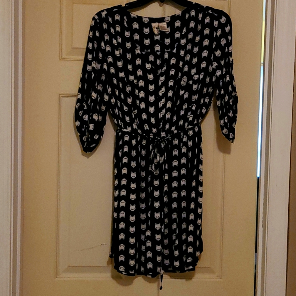 EUC Large Mimi Chica Cat Dress